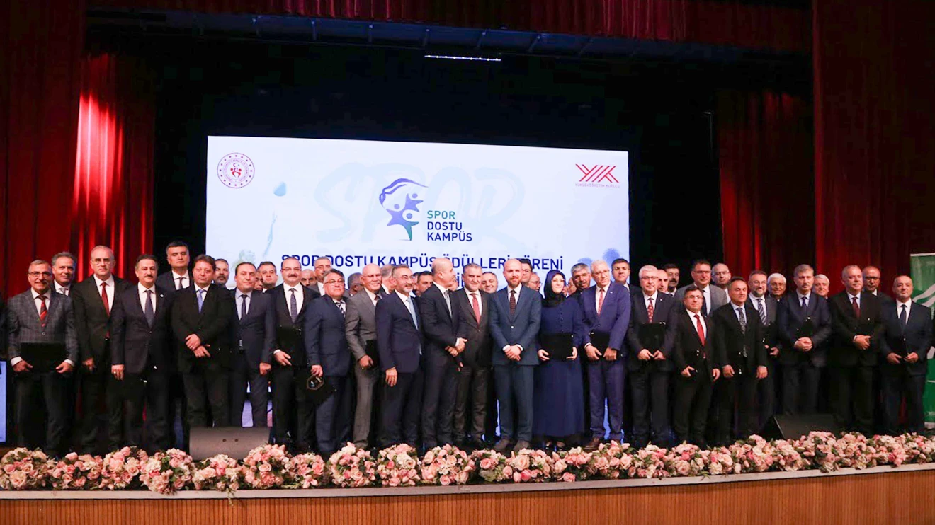 Selçuk Üniversitesine “Spor Dostu Kampüs” Ödülü